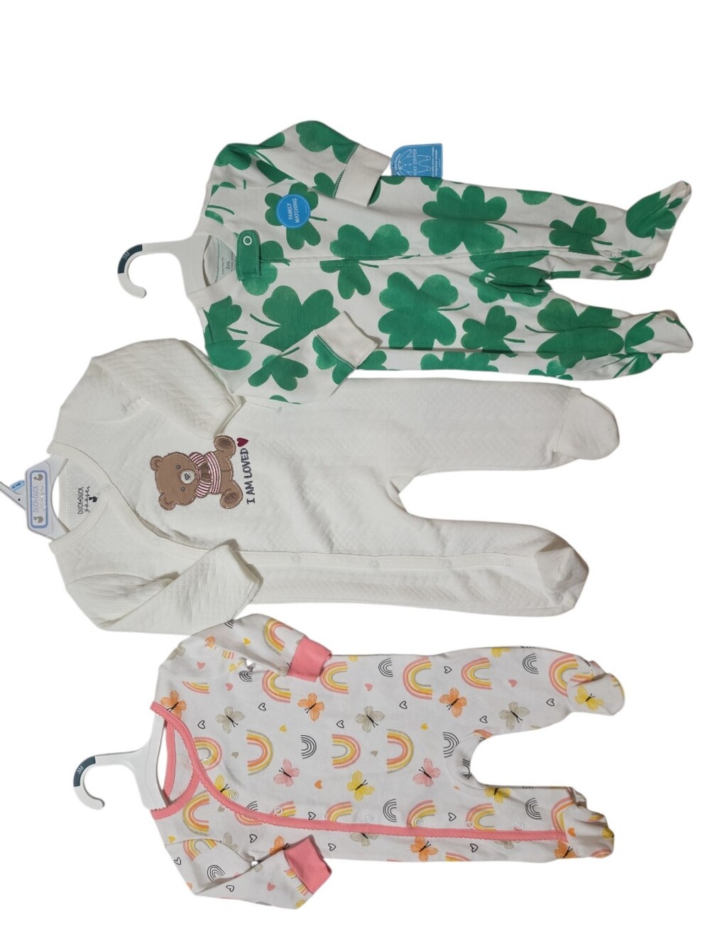Baby Sleep & Play Footed Suits Size 3M
